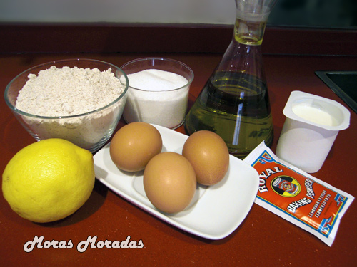 ingredientes para hacer un bizcocho de espelta