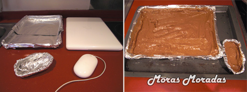 molde para el pastel macbook