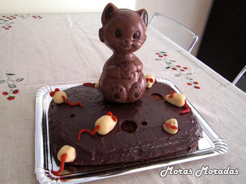 mona de chocolate "malditos roedores"