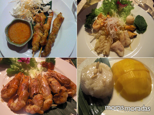 comida thailandesa del restaurante Thai Gracia