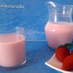 leche de fresas
