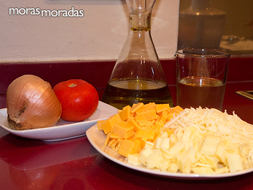 ingredientes para hacer foundie de queso